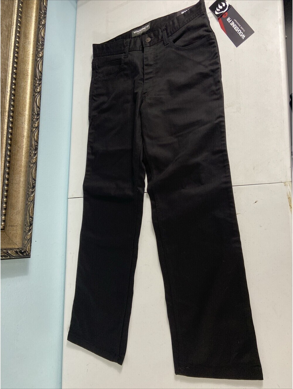 Wolverine Men's Flame Resistance Stretch Denim W1207040-003 Black W32/L32
